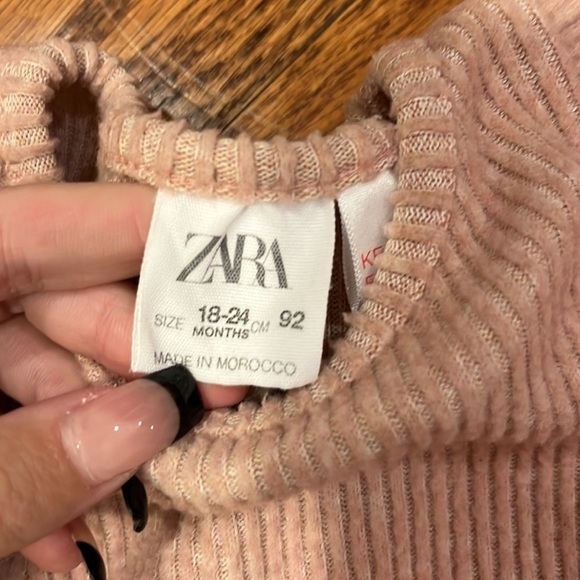 Zara Girl’s Pink Tutu Dress Size 18-24 Months - Picture 3 of 5